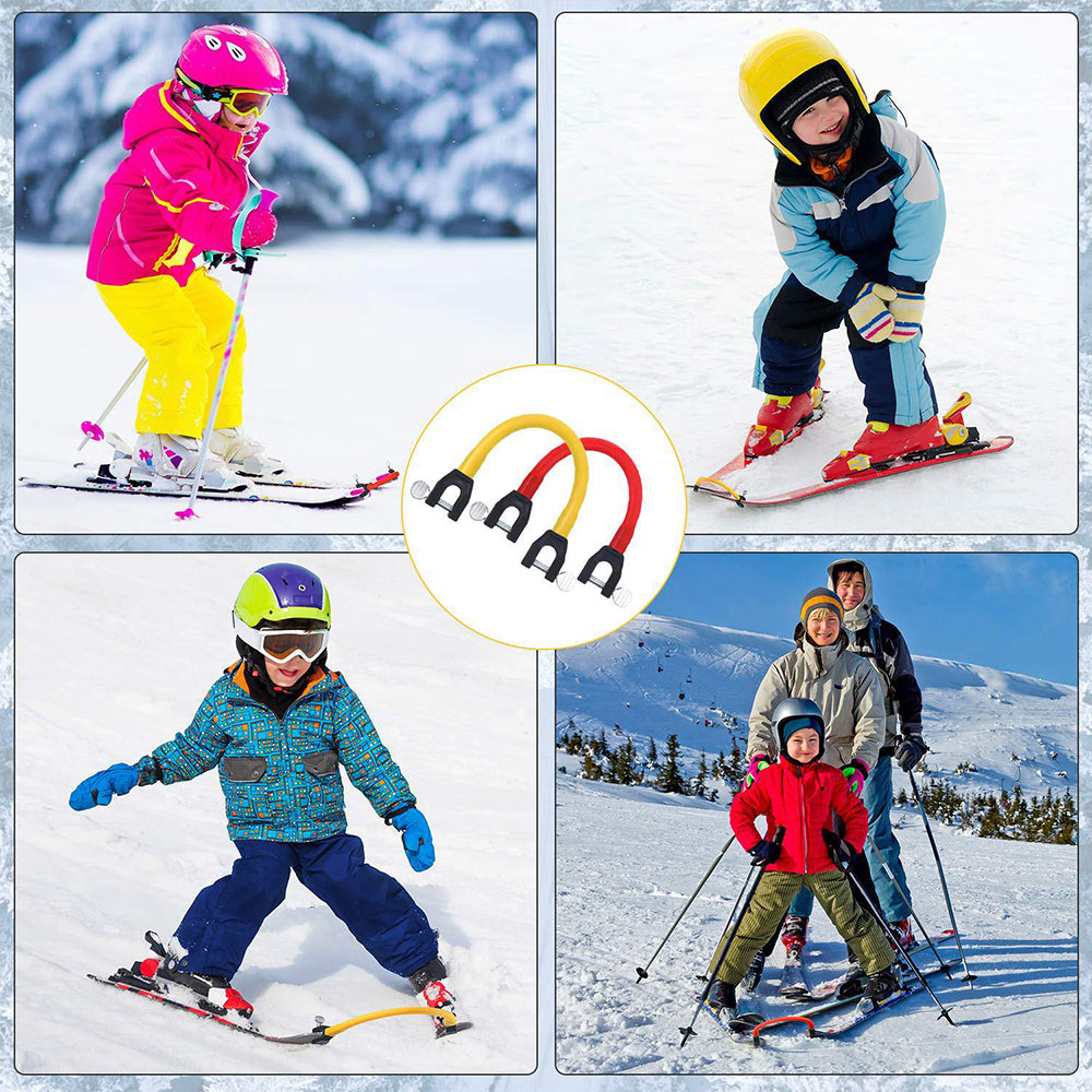 Ski Tip Connector for Beginners and Training Aid